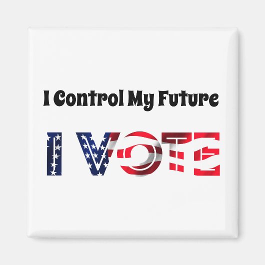 Ik heb controle over mijn toekomst - ik stem magneet (Voorkant)