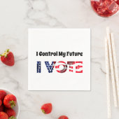 Ik heb controle over mijn toekomst - ik stem servet (Insitu)