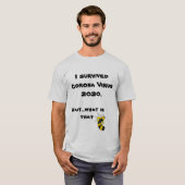 Ik heb corona 2020-shirt overleefd t-shirt (Voorkant volledig)