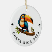 Ik heb Costa Rica 2023 overleefd - Toucan Bird Orn Keramisch Ornament (Rechts)