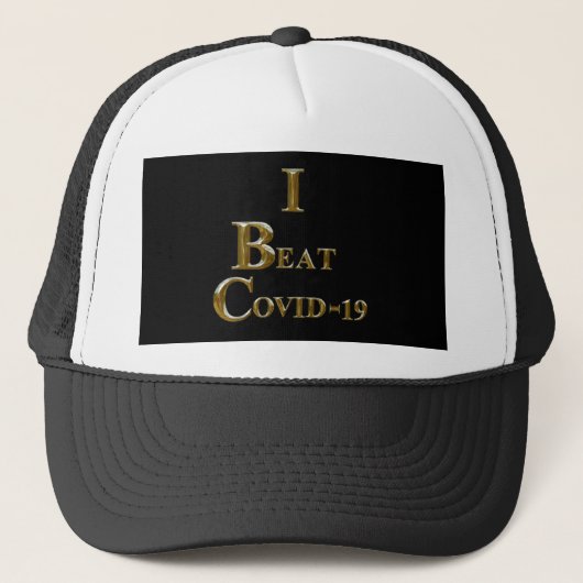 IK HEB COVID 19 VERSLAGEN TRUCKER PET (Voorkant)