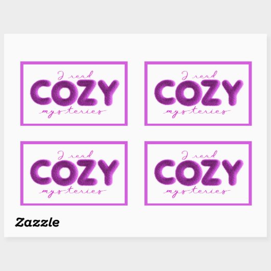 Ik heb Cozy Mysteries Stickers gelezen (Vel)