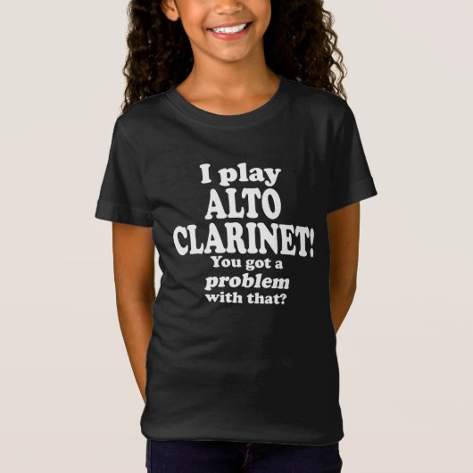 Ik heb daar een probleem mee, Alto Clarinet T-shirt (Voorkant)