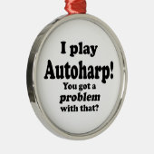 Ik heb daar een probleem mee, Autoharp Metalen Ornament (Rechts)