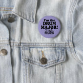 Ik heb daar een probleem mee, Drum Major Ronde Button 5,7 Cm (In situ)