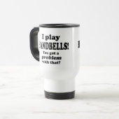 Ik heb daar een probleem mee, handbells Travel Mug Reisbeker (Voorkant links)