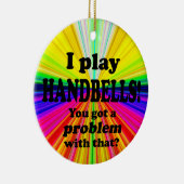 Ik heb daar een probleem mee. keramisch ornament (Rechts)