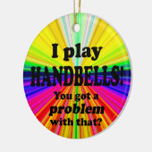 Ik heb daar een probleem mee. keramisch ornament (Links)