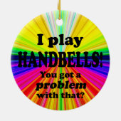 Ik heb daar een probleem mee. keramisch ornament (Achterkant)