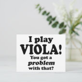 Ik heb daar een probleem mee, Viola Briefkaart (Staand voorkant)