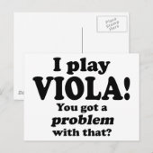 Ik heb daar een probleem mee, Viola Briefkaart (Voorkant / Achterkant)