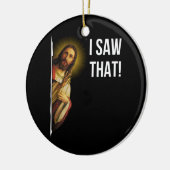 Ik heb dat Christelijk gezien. Keramisch Ornament (Links)
