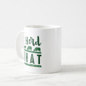 Ik heb dat gehoord koffiemok (Voorkant links)