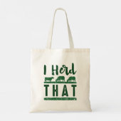 Ik heb dat gehoord tote bag (Achterkant)