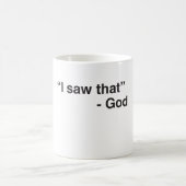 "Ik heb dat gezien" - God Koffiemok (Center)