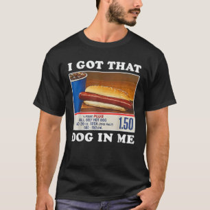 Ik heb dat hondje in mij Grappige hotdog vrouwen M T-shirt