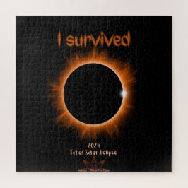 Ik heb de 2024 zonsverduistering puzzel overleefd