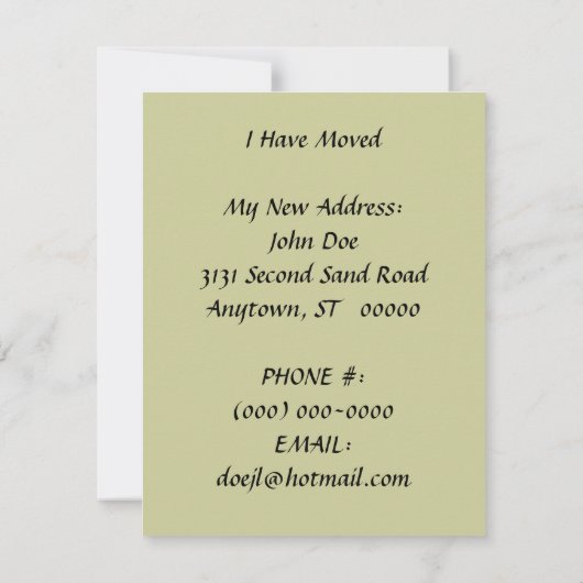 Ik heb de aankondiging Gevist. (Achterkant)