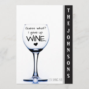 Ik heb de aankondiging van de zwangerschap opgehaa