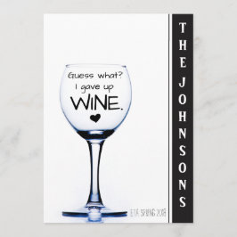 Ik heb de aankondiging van een grappige zwangersch