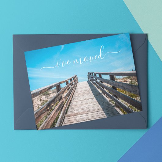 Ik heb de aankondiging van het nieuwe adres Beach