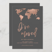 Ik heb de aankondiging verplaatst | Faux Roos Gold (Voorkant / Achterkant)