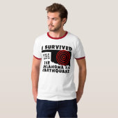 Ik heb de aardbeving in Oklahoma overleefd T-shirt (Voorkant volledig)