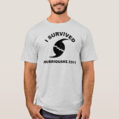 Ik heb de aardbeving overleefd t-shirt (Voorkant)