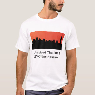 Ik heb de aardbeving van 2011 overleven t-shirt