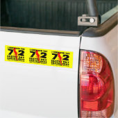 Ik heb de aardbeving van 7.2 Paasdag overleefd Bumpersticker (Op Truck)