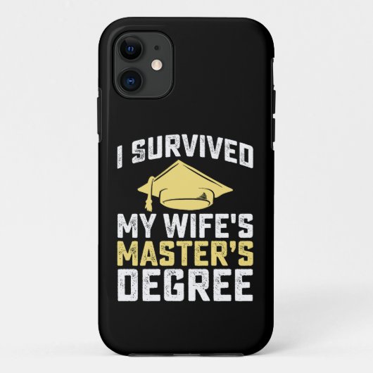Ik heb de afstuderen van mijn vrouw met een master Case-Mate iPhone case (Achterkant)