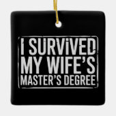 Ik heb de afstuderen van mijn vrouw met een master keramisch ornament (Voorkant)