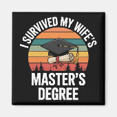 Ik heb de afstuderen van mijn vrouw met een master magneet (Voorkant)