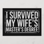 Ik heb de afstuderen van mijn vrouw met haar maste kaart (Voorkant)