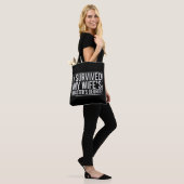 Ik heb de afstuderen van mijn vrouw met haar maste tote bag (Op model)