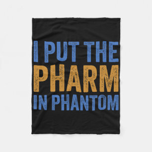 Ik heb de apotheek in Phantom Funny Halloween RX 1 Fleece Deken