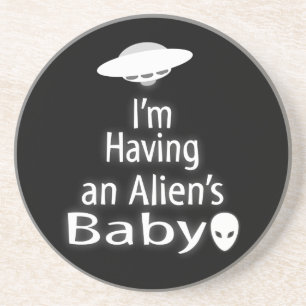 Ik heb de Baby van een alien Zandsteen Onderzetter