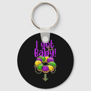 Ik heb de baby van Mardi Gras Dikke Dinsdag New Or Sleutelhanger