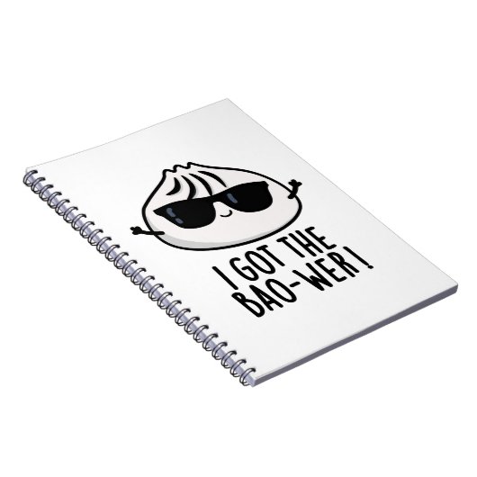 Ik Heb De Bao-kracht Grappige Dimsum Stunt  Notitieboek (Rechterzijde)