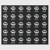 Ik heb de Bao-wer Funny Dimsum Pun Dark BG Cadeaupapier (Vlak)