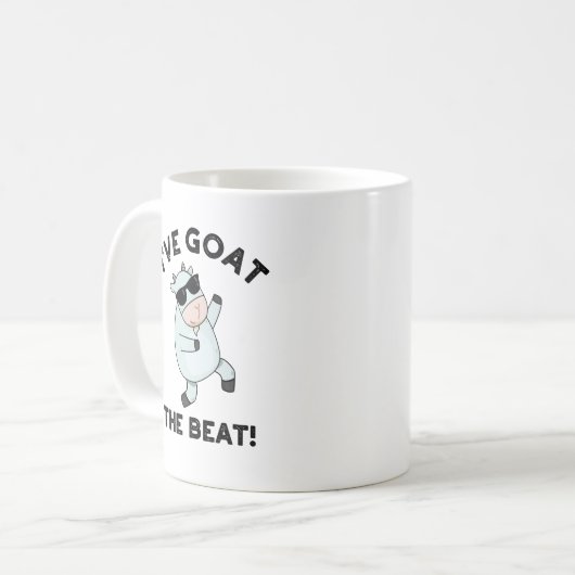 Ik heb de beat Funny Animal Pun. Koffiemok (Voorkant links)