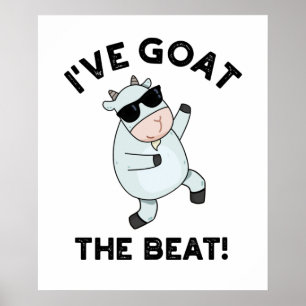 Ik heb de beat Funny Animal Pun. Poster