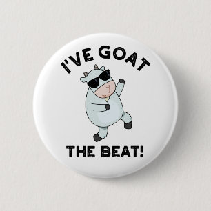 Ik heb de beat Funny Animal Pun. Ronde Button 5,7 Cm