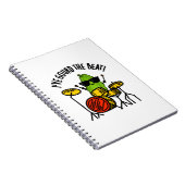 Ik heb de Beat Funny Drummer Pun gegokt Notitieboek (Rechterzijde)
