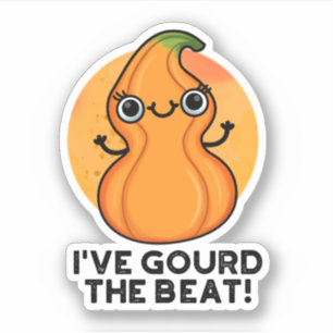 Ik heb de Beat Funny Veggie Pun gegoten Sticker