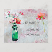 Ik heb de begroting van de Elegant Pastel Floral M Aankondigingskaart (Voorkant)