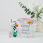 Ik heb de begroting van de Elegant Pastel Floral M Aankondigingskaart (Staand voorkant)