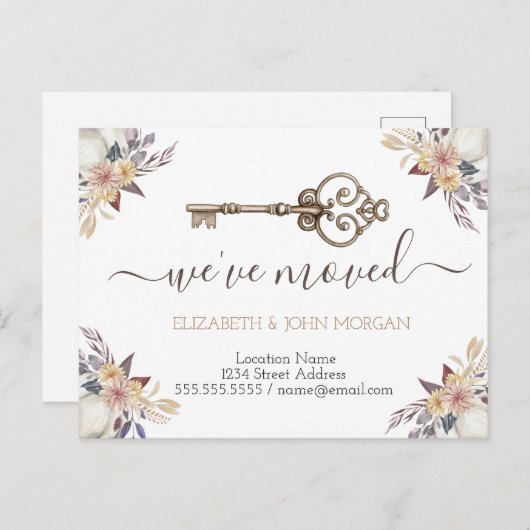 Ik heb de Belangrijkste Aankondiging van het Adres (Voorkant / Achterkant)