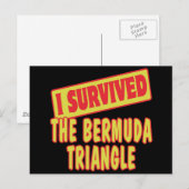 IK HEB DE BERMUDA-TRIANGLE OVERLEVEN BRIEFKAART (Voorkant / Achterkant)