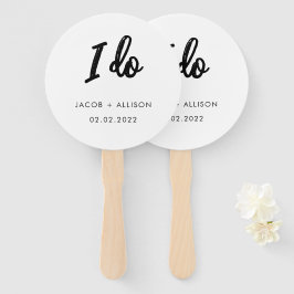 Ik heb de beste dag voor bruiloft handwaaier